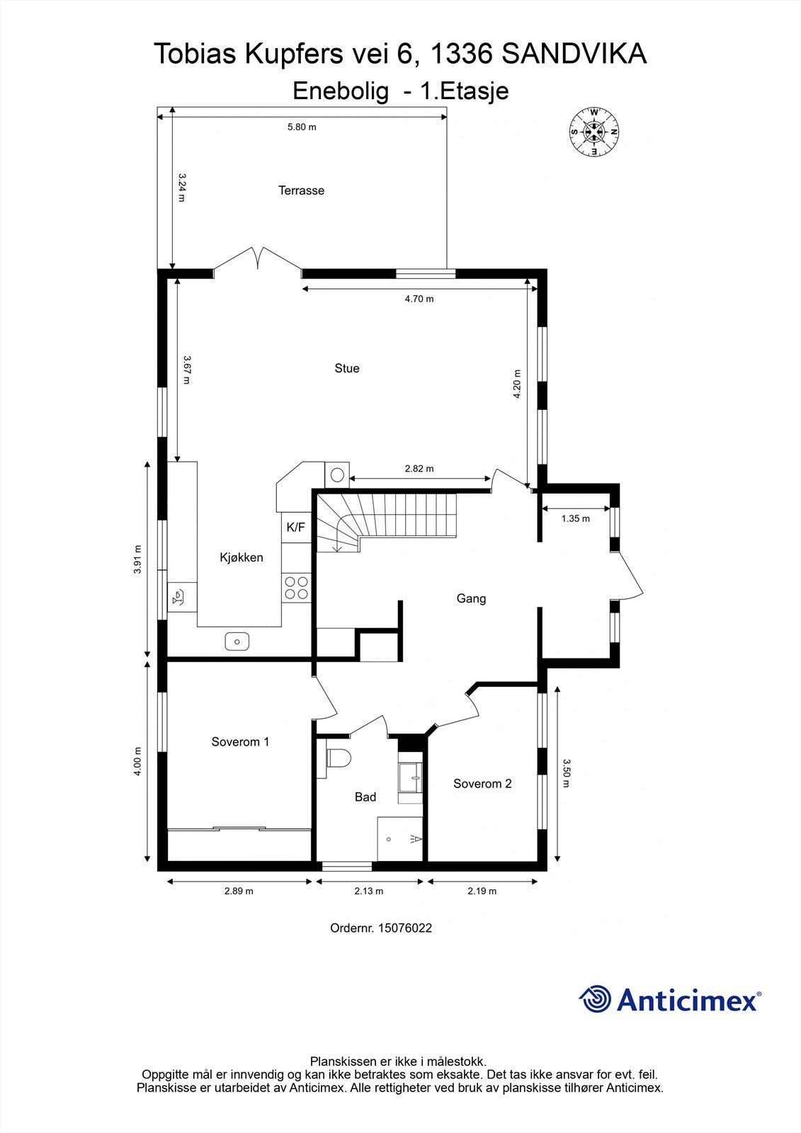 Plantegning Galleribilde