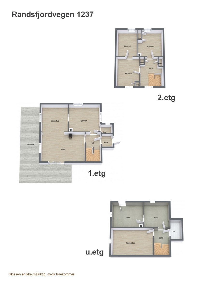 Plantegning oversikt Galleribilde