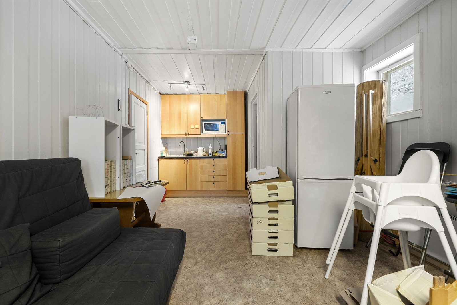 Dette rommet kan fungere som et separat oppholdsrom eller personalrom. Galleribilde