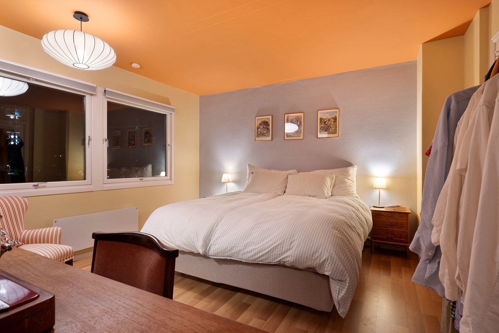 soverommet måler rett i underkant av 16 m². Galleribilde