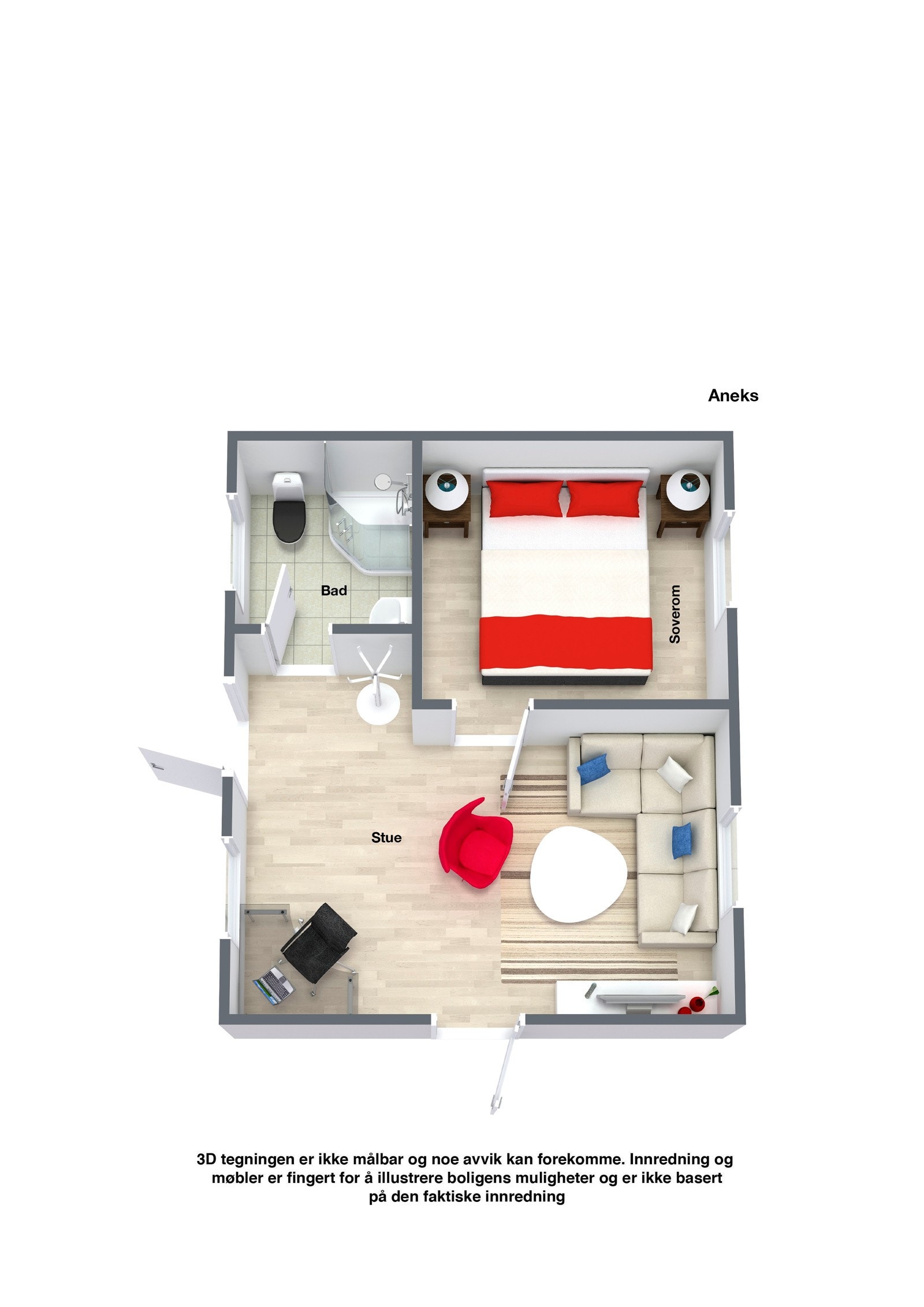 Plantegning anneks 1 Galleribilde