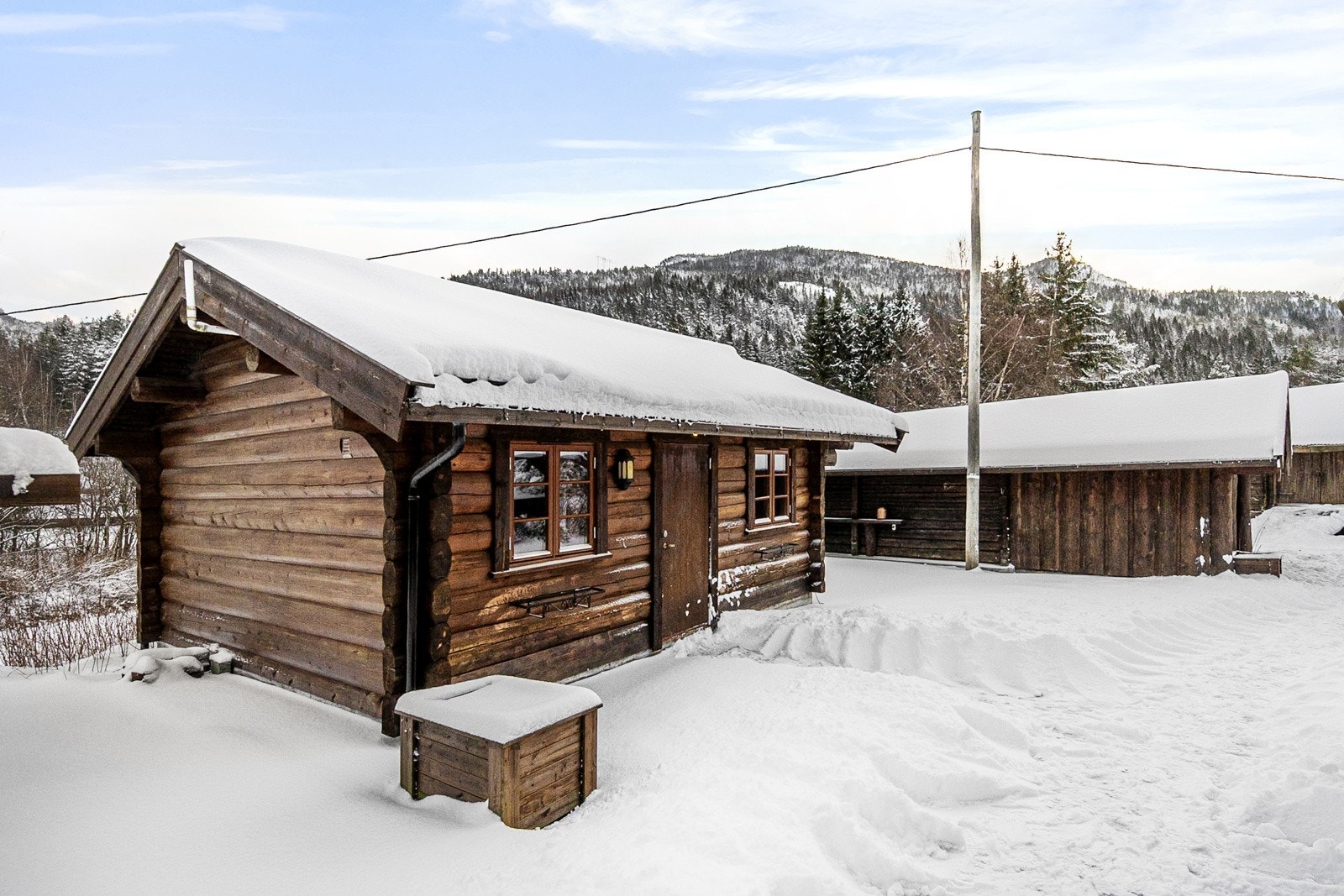 Anneks 1 er på ca. 27 m2 fra 2015. Galleribilde