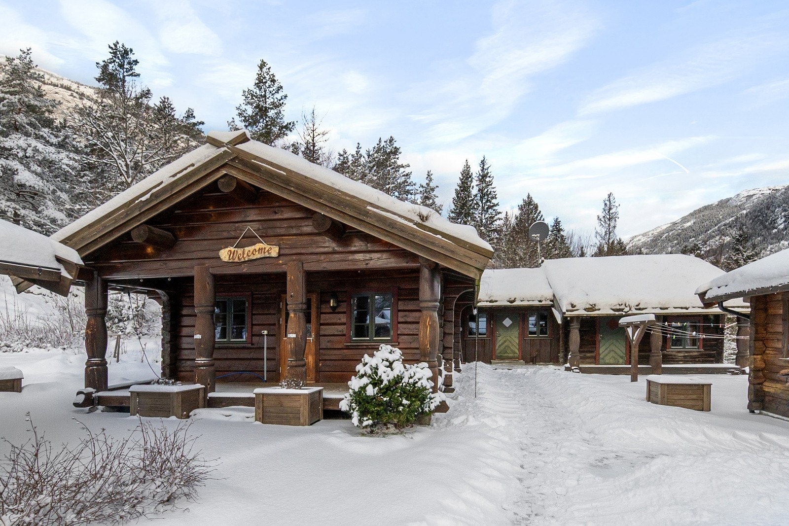 Våningshuset er praktisk med alt på en flate. Galleribilde