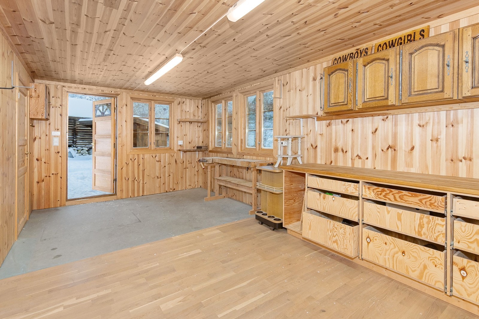 Hobbyrom/verksted for den nevenyttige. Galleribilde