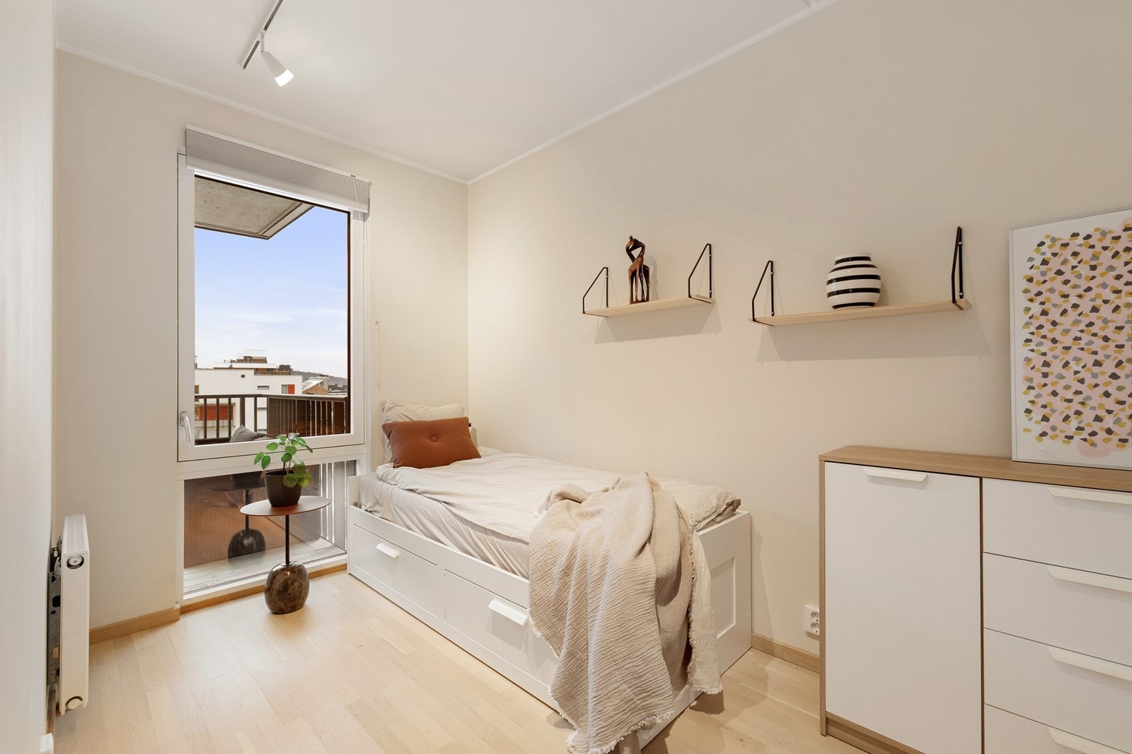 Soverom 3 har plass til seng og annet møblement. Galleribilde