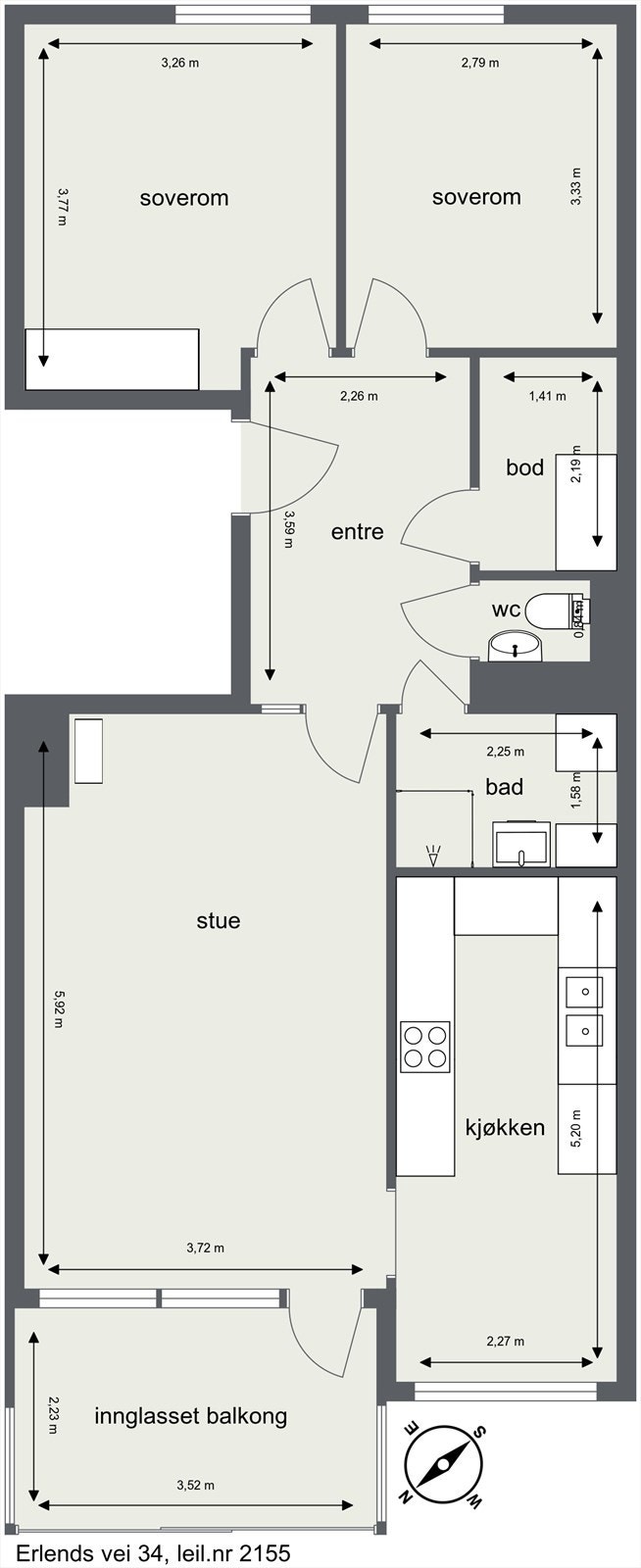 Plantegning. Galleribilde