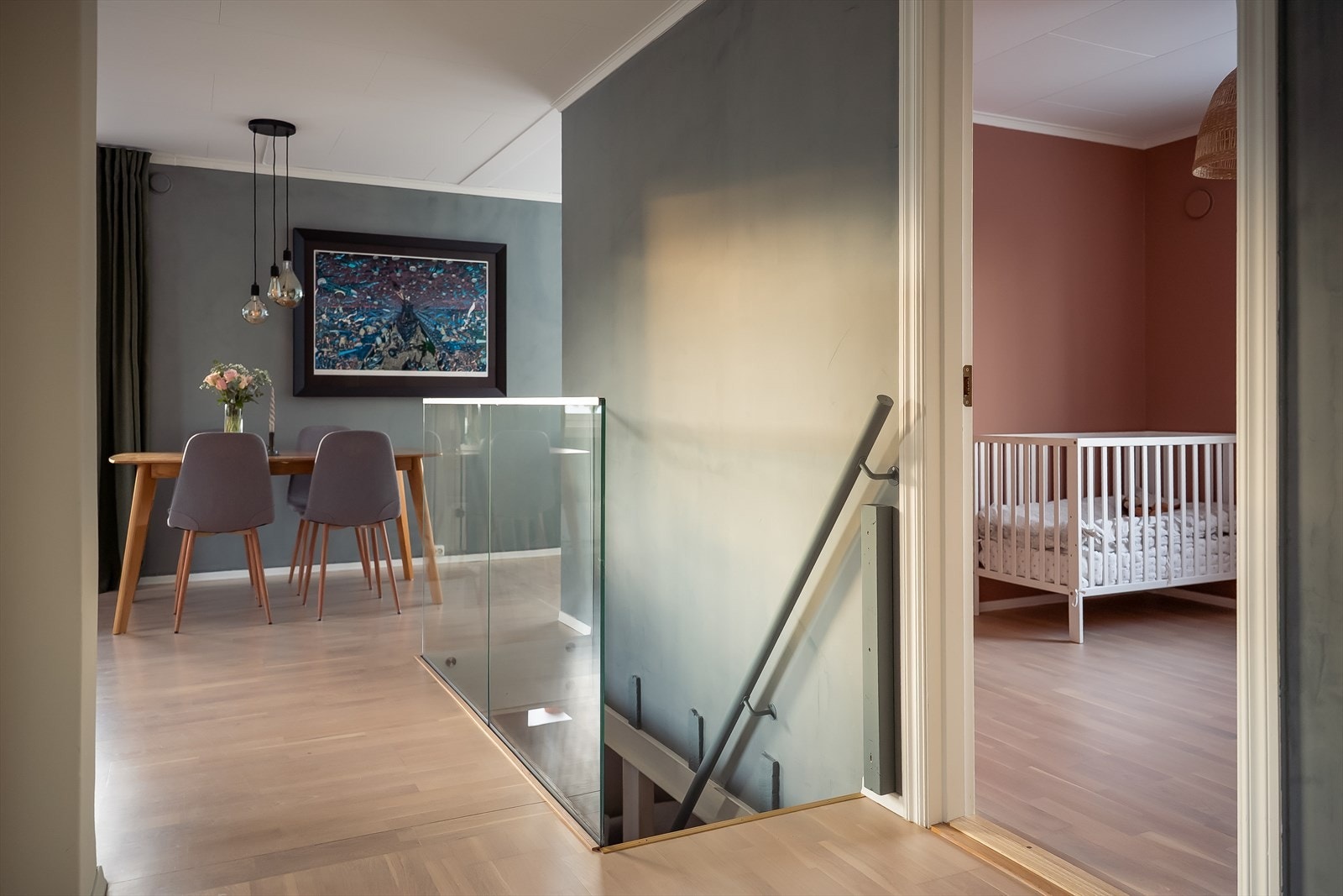 I den andre enden av gangen finner du første gjesterom. Galleribilde