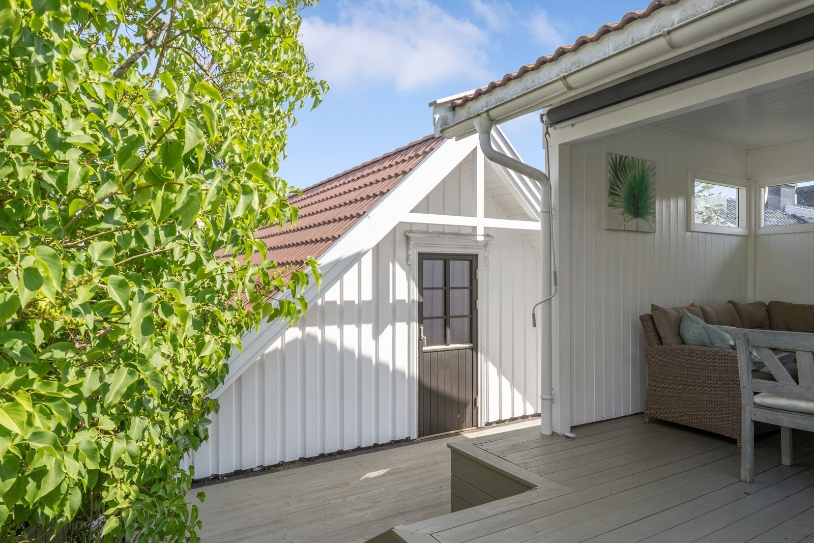 Videre adgang til loftet i garasjen. Galleribilde