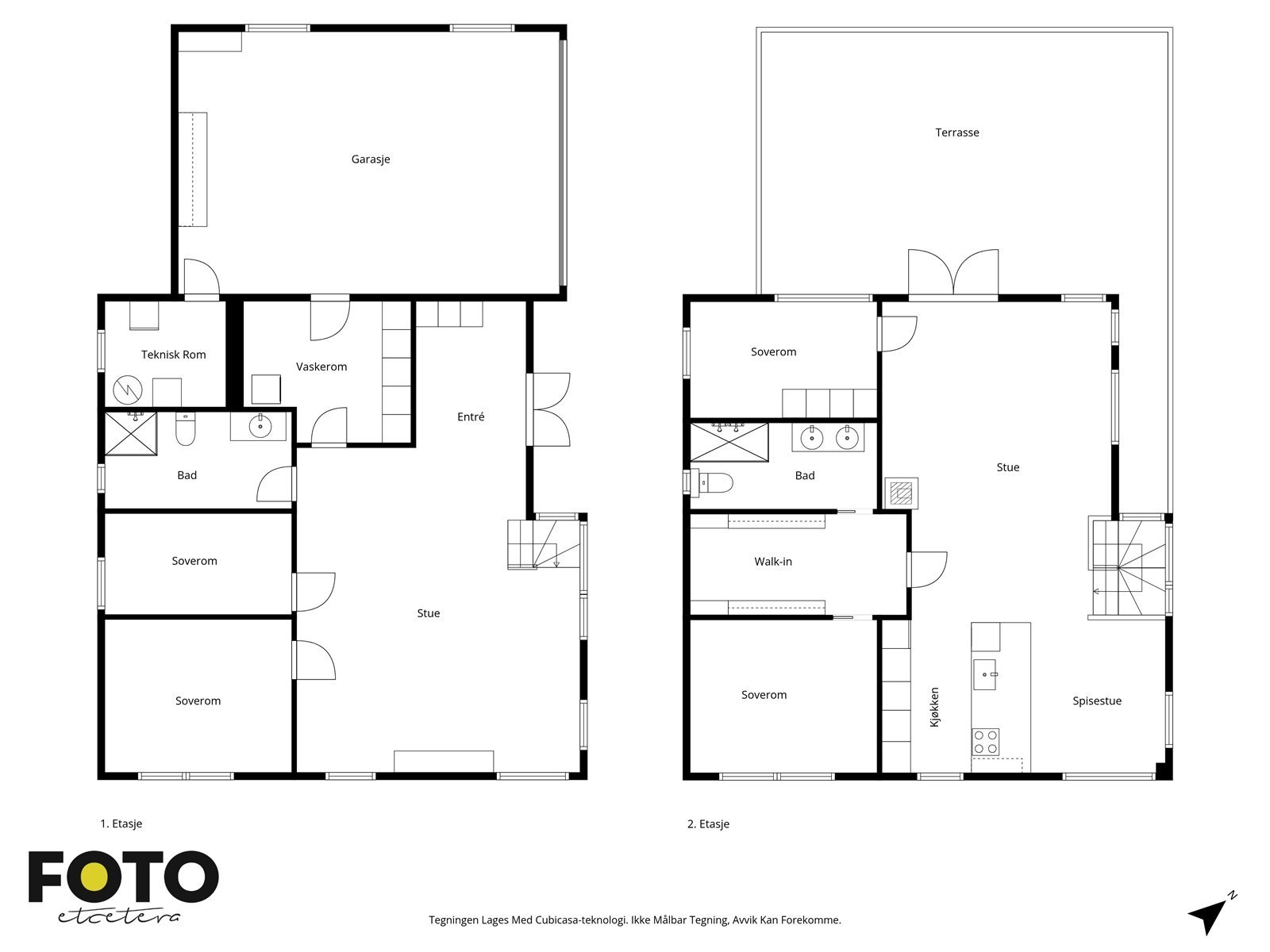 Veiledende plantegning - Ikke målbar Galleribilde