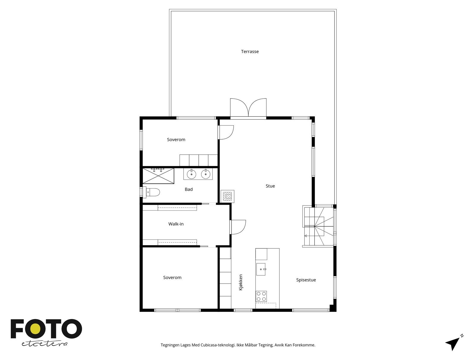 Veiledende plantegning - Ikke målbar Galleribilde