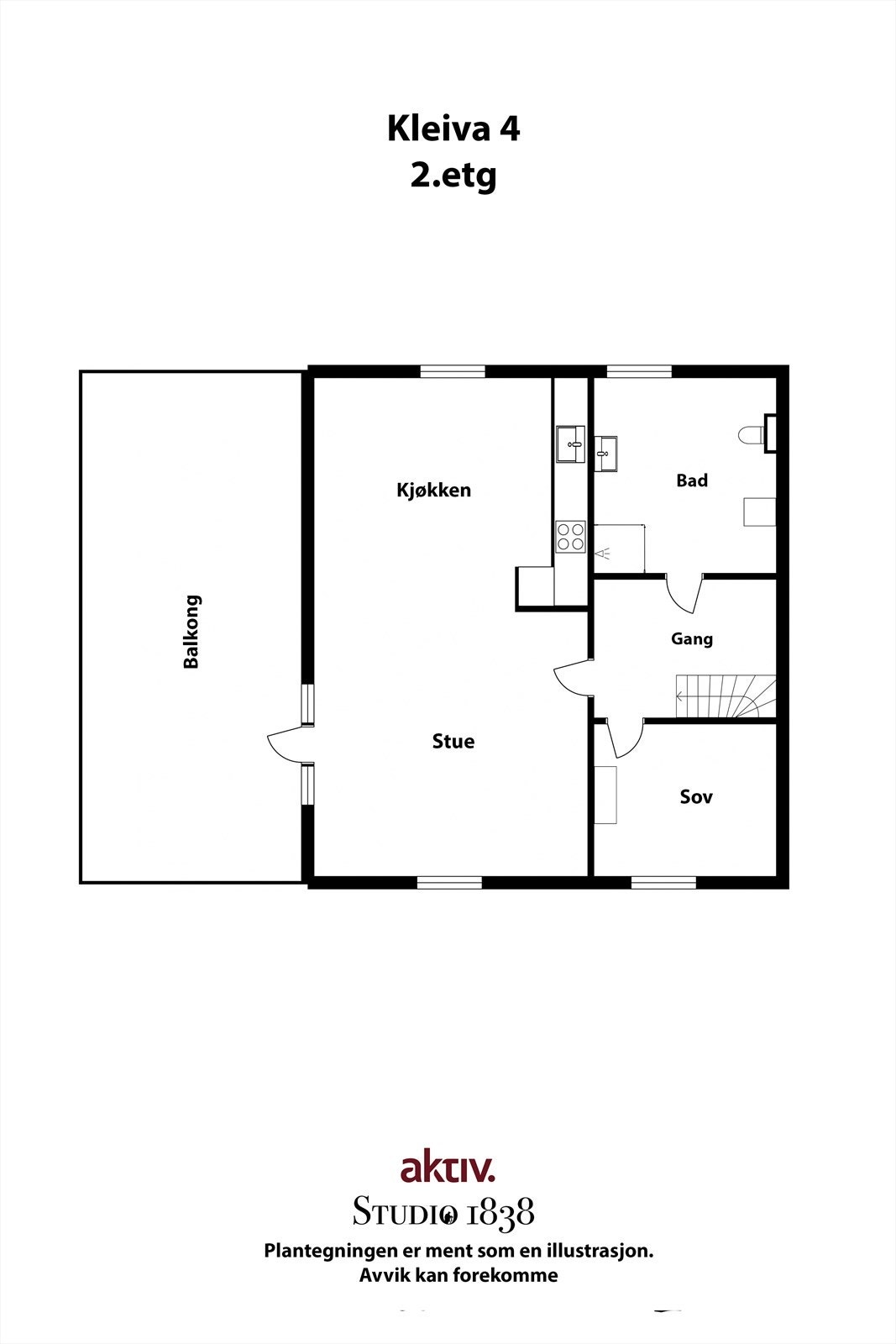 Plantegning 2. etasje. Galleribilde