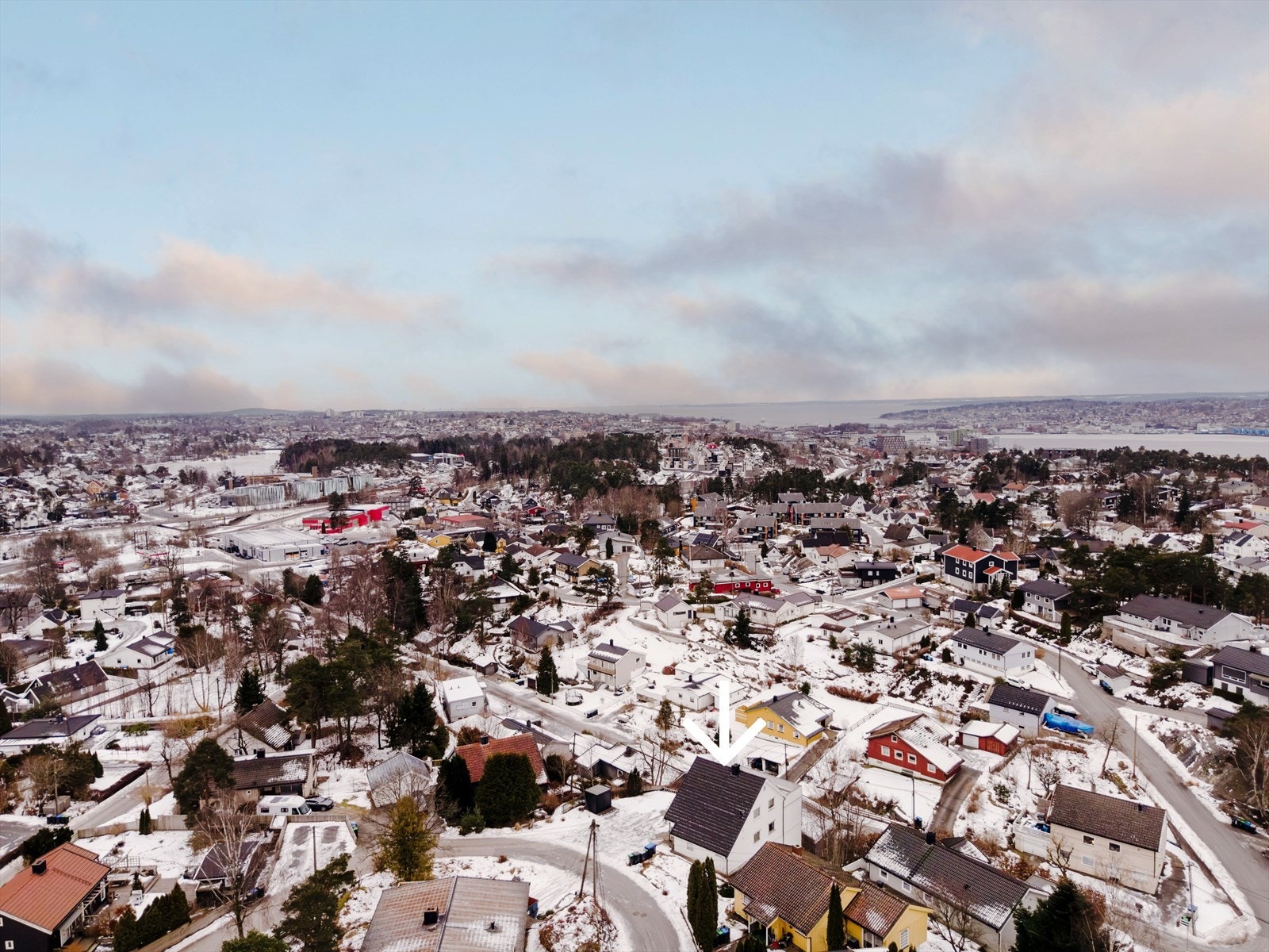 Et veletablert og populært nabolag på Mosseskogen. Galleribilde