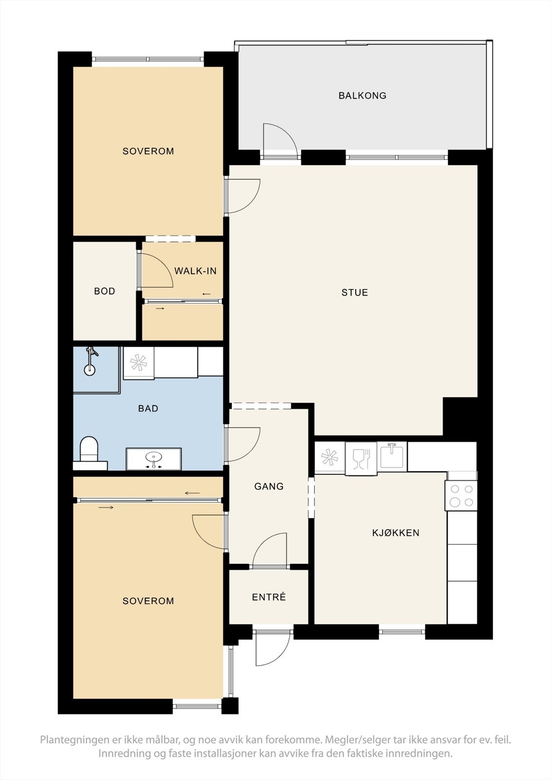 Plantegning Galleribilde