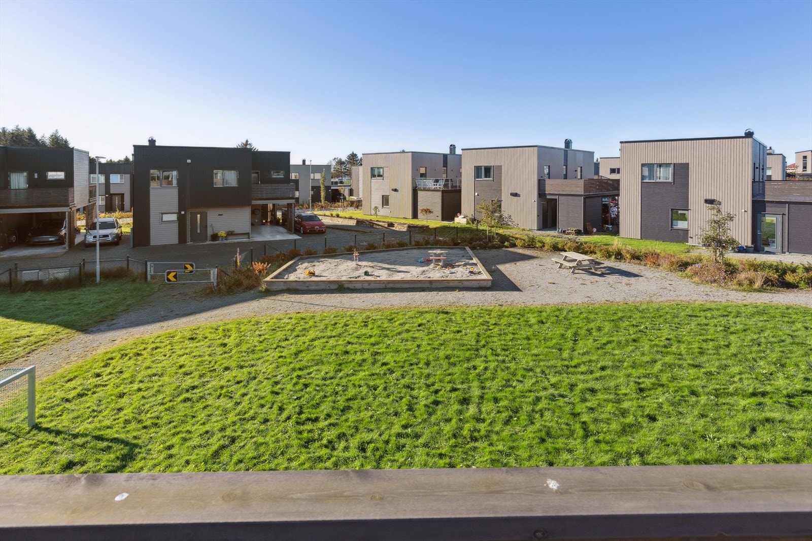 Utsyn fra balkongen. Galleribilde