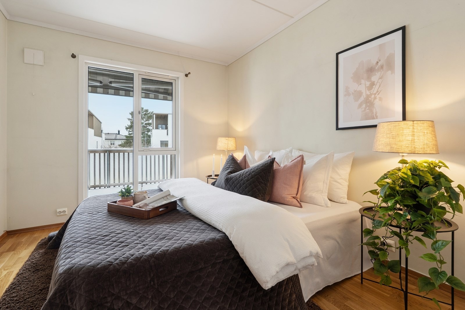 Leiligheten inneholder to soverom. Galleribilde