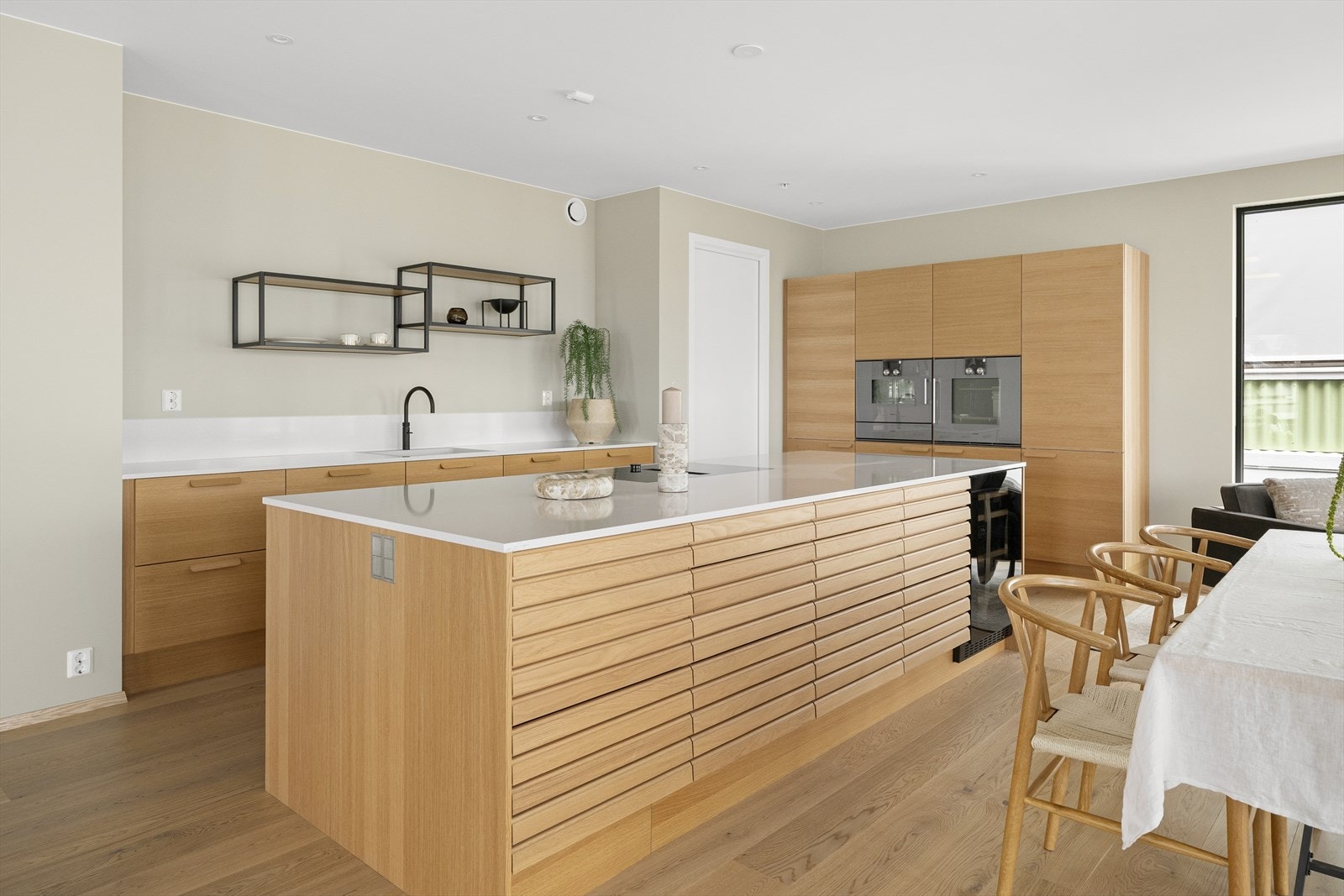 Leiligheten i 3. etasje i B4 bygget er klar til innflytning. Helt ny og ubebodd. Galleribilde