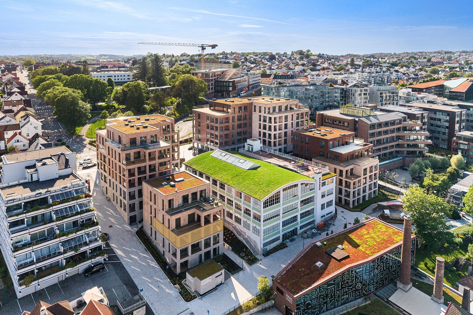 Plassering leil. B4-301, fasade mot havnen Galleribilde