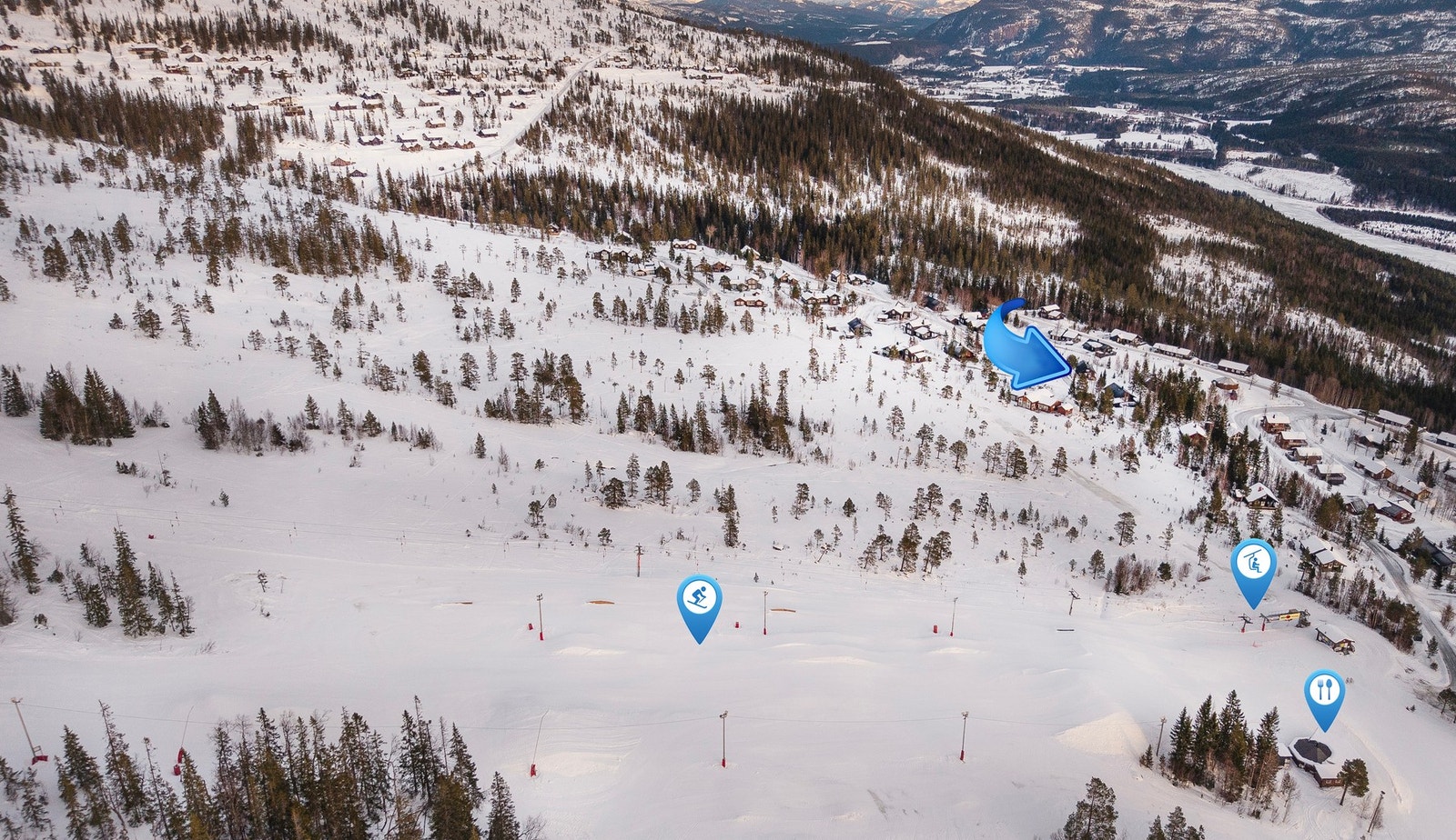 Oversiktsbilde av nærmiljøet Galleribilde