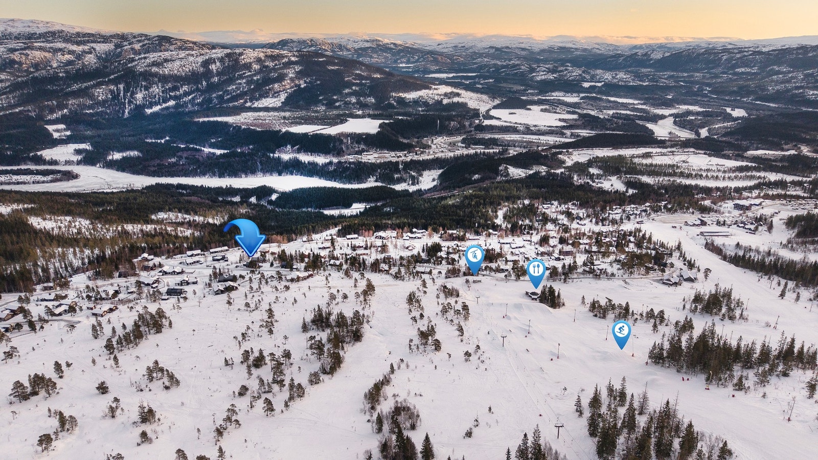 Beliggenheten er lett tilgjengelig med drøyt én times kjøring fra både Namsos og Steinkjer Galleribilde