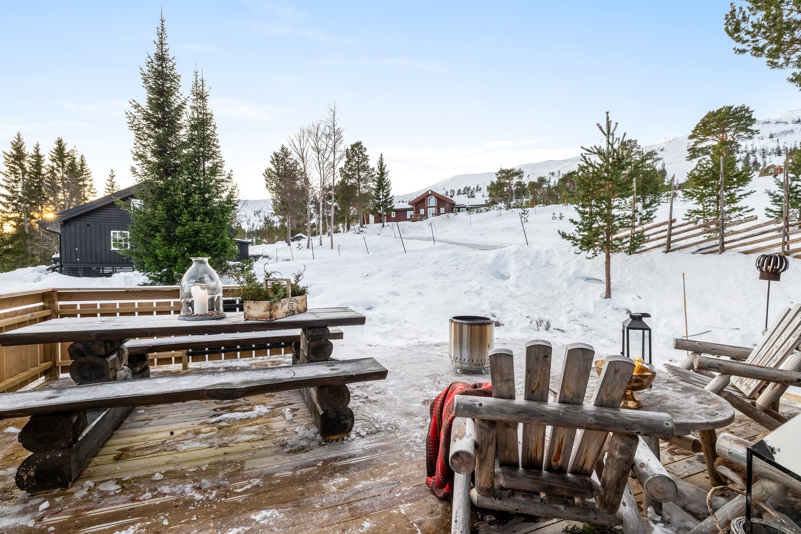 Trivelige uteomgivelser som innbyr til både hygge og avslapning Galleribilde