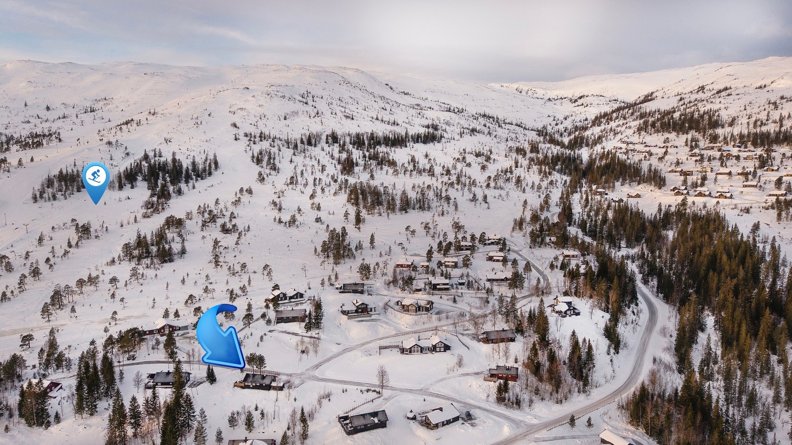 Oversiktsbilde av nærmiljøet Galleribilde