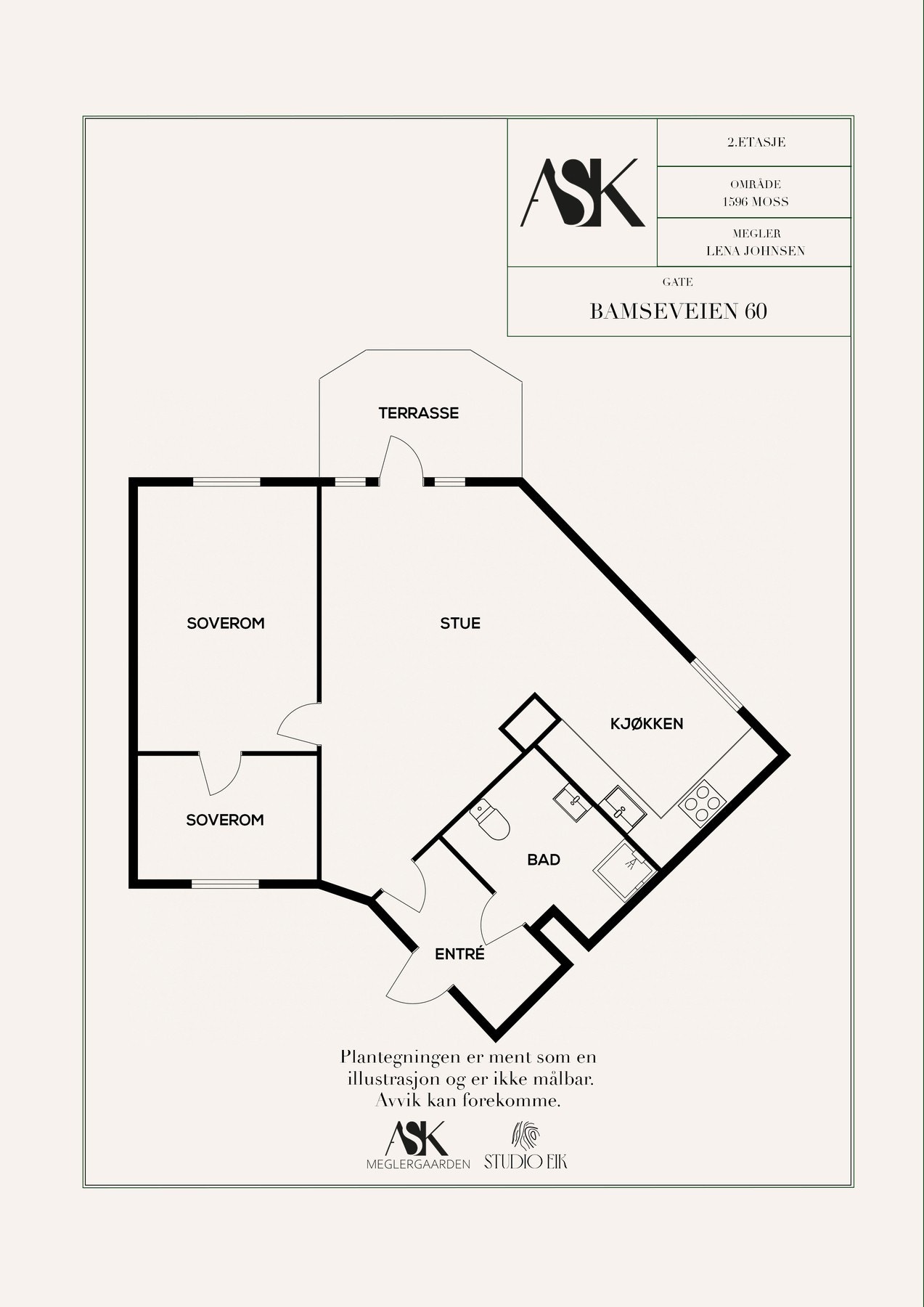 Plantegning Galleribilde