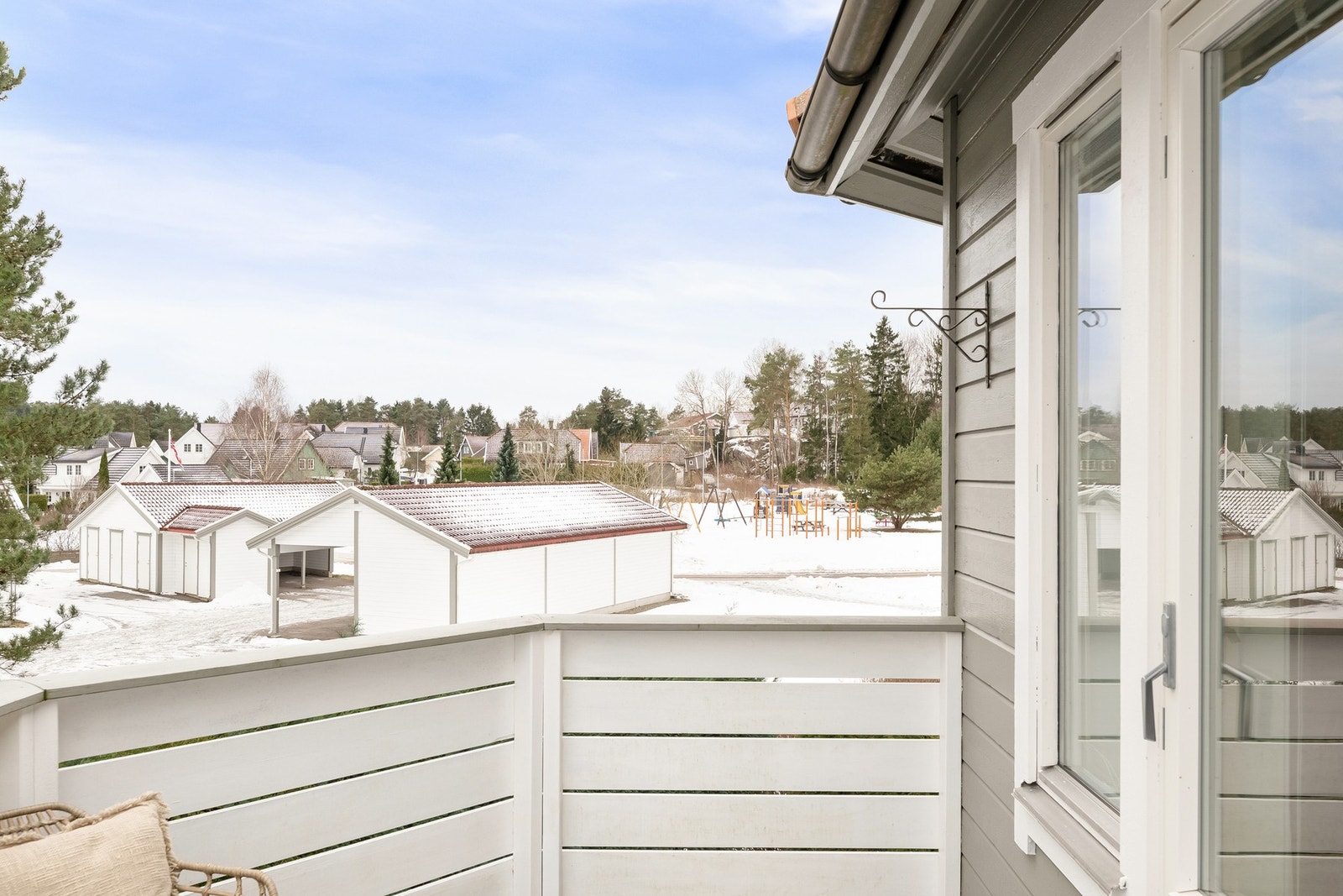 Verandaen er på 7 kvm Galleribilde