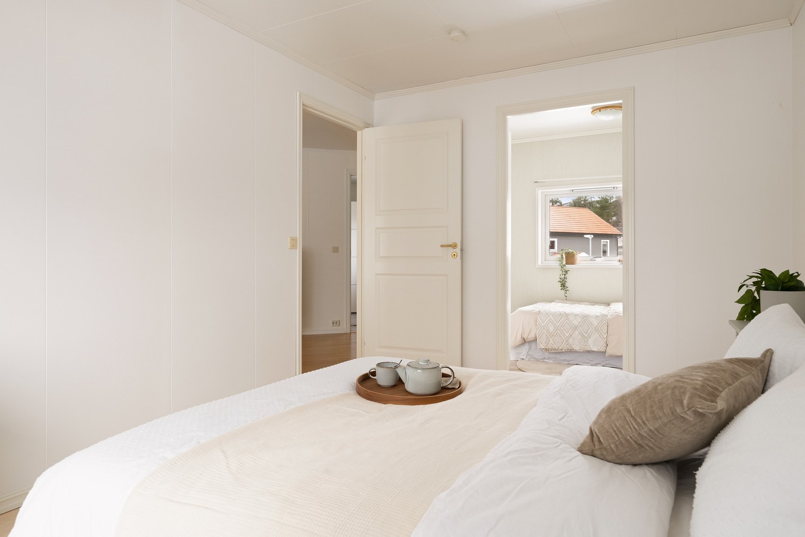 Det er intern forbindelse mellom soverommene Galleribilde