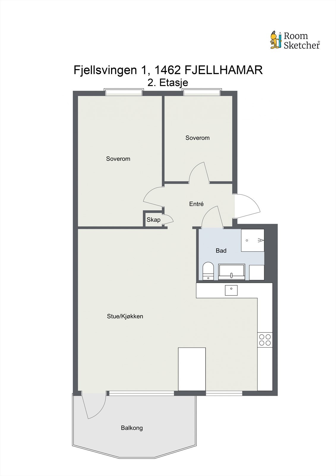 Plantegning Galleribilde