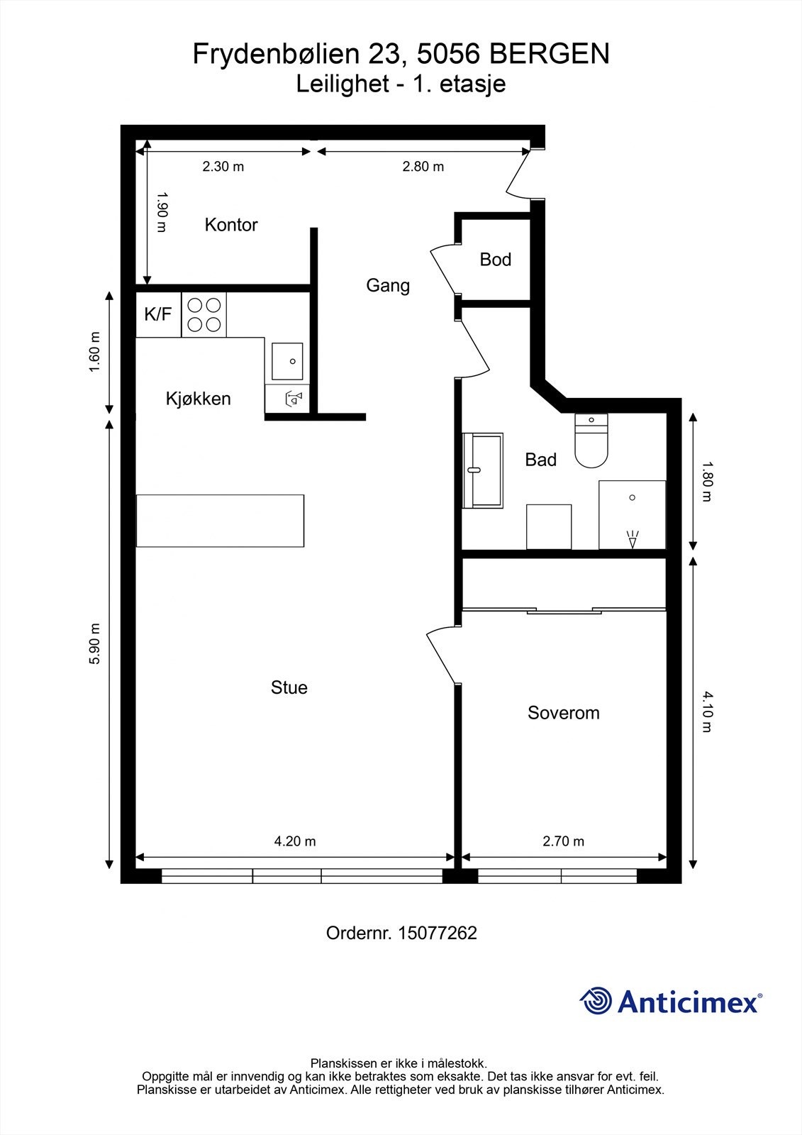 Plantegning Galleribilde