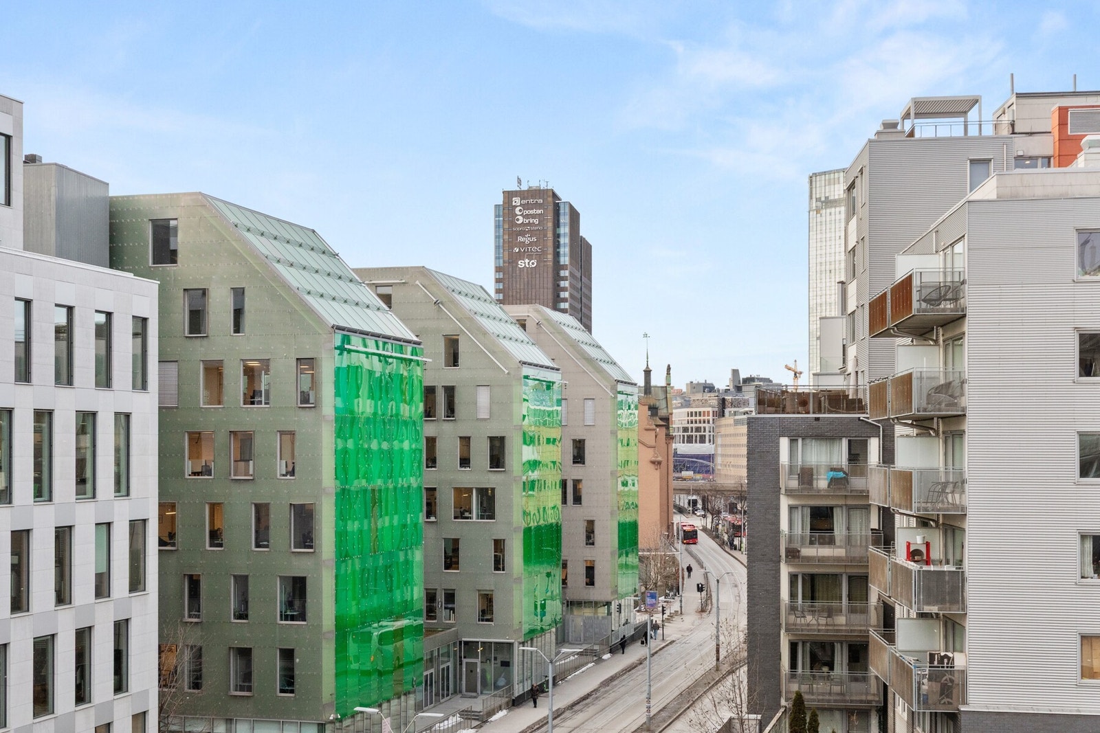 Utsyn fra balkongen. Galleribilde