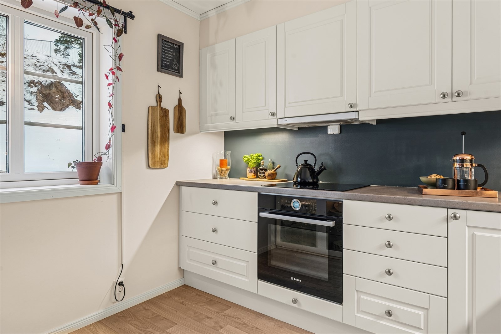 Rommet har avtrekk via boligens balanserte ventilasjonsanlegg. Galleribilde