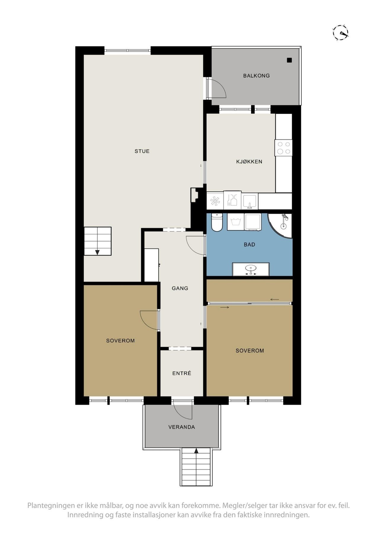 Plantegning 2.etasje Galleribilde