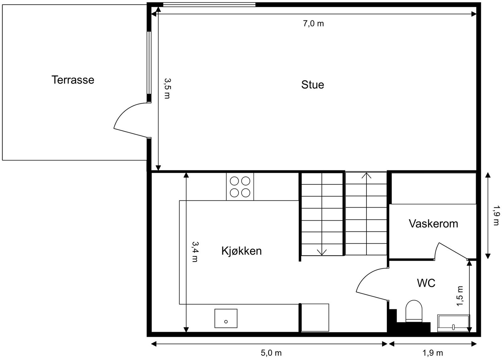 Plantegning Galleribilde