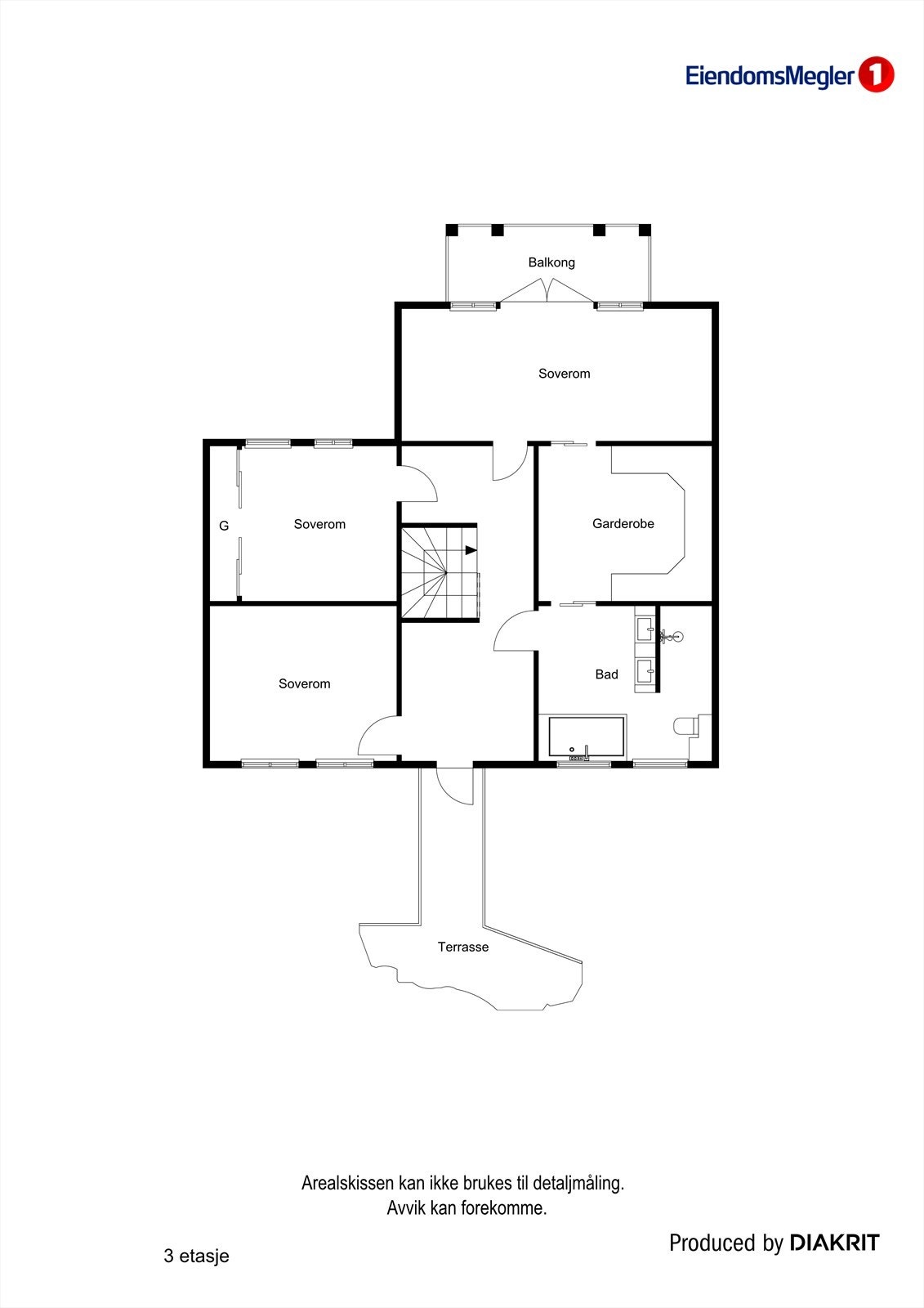 Plantegning 2. etasje Galleribilde