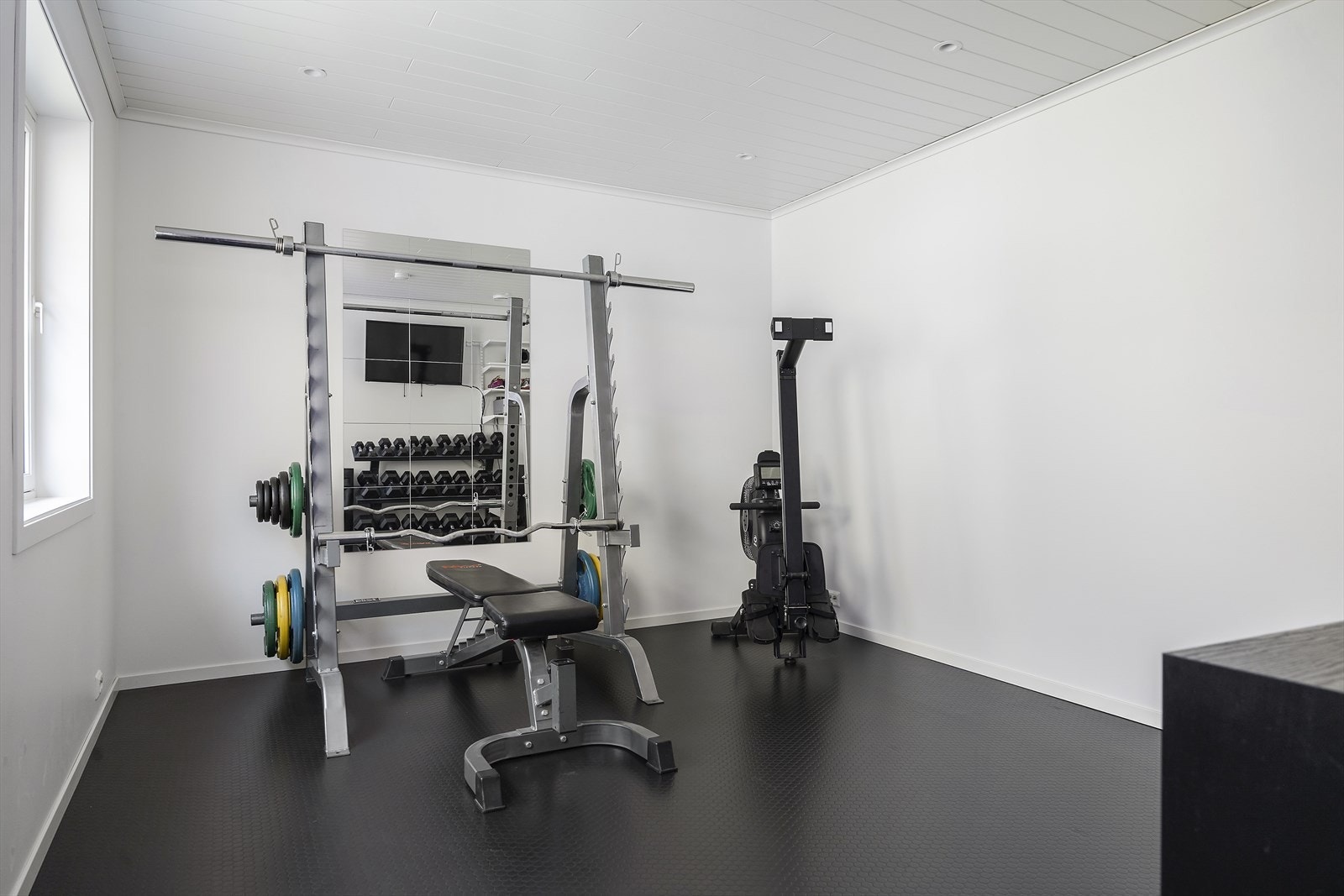 Soverom som i dag blir brukt til treningsrom Galleribilde