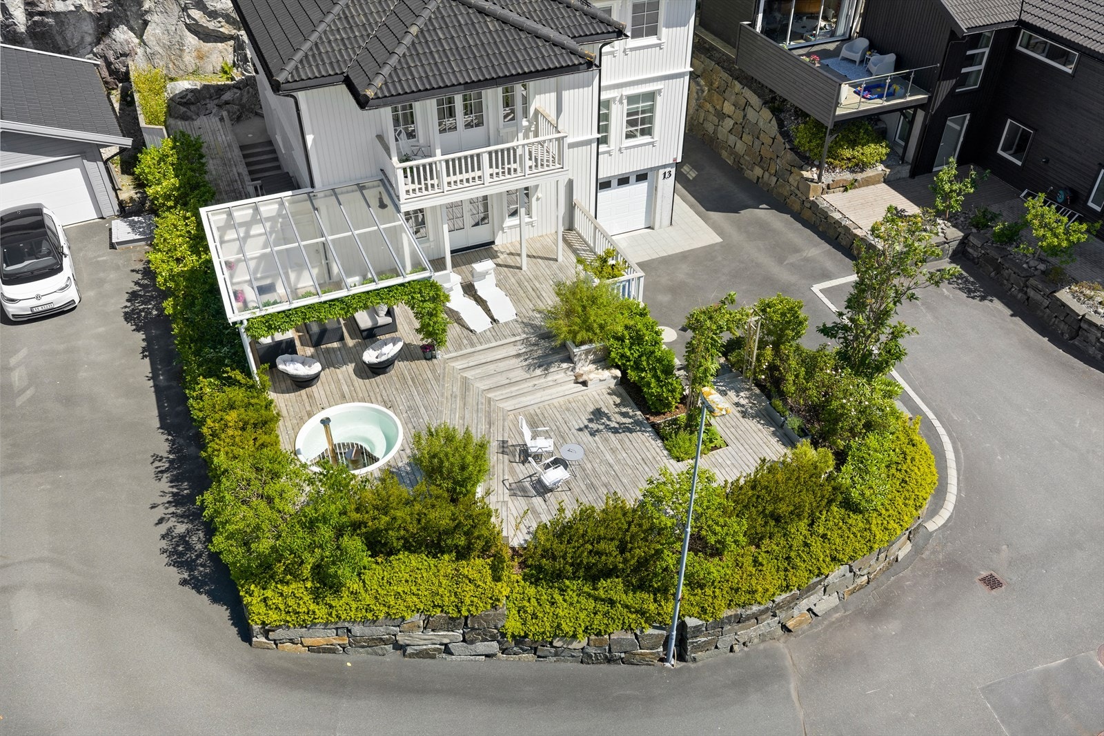 Flott opparbeidet tomt. Galleribilde