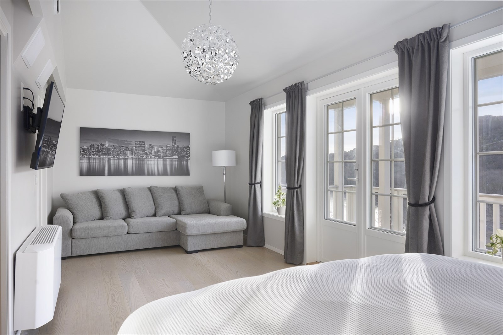 Hovedsoverommet har utgang til balkong Galleribilde