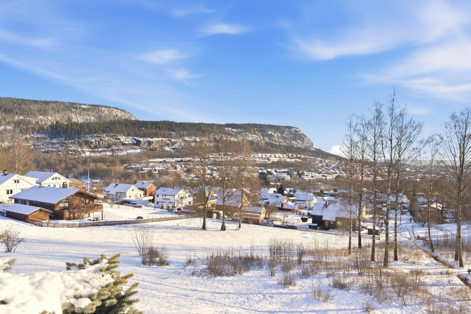 Her bor du omgitt av rolige og naturskjønne omgivelser Galleribilde