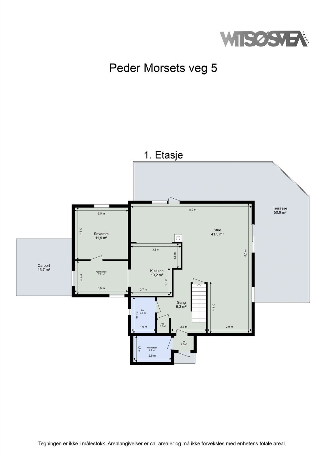 Planskisse 1.etasje Galleribilde