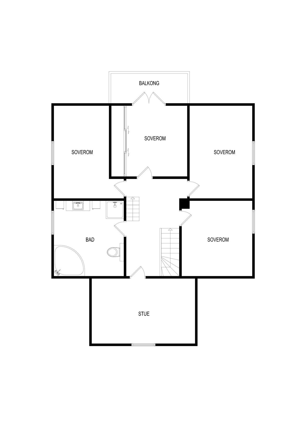 Plantegning 2.etasje. Galleribilde