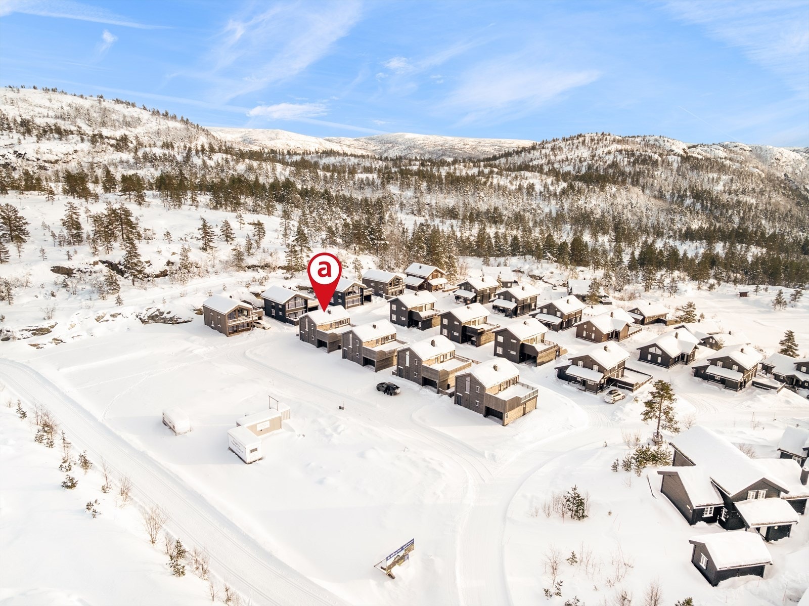 Moderne og hyggelig hyttefelt Galleribilde