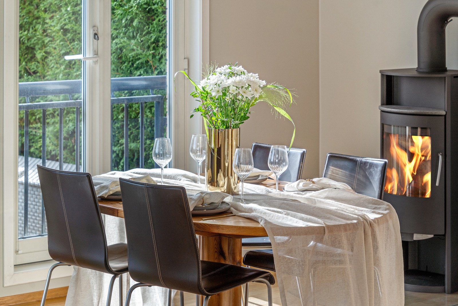 Hyggelig spiseplass Galleribilde