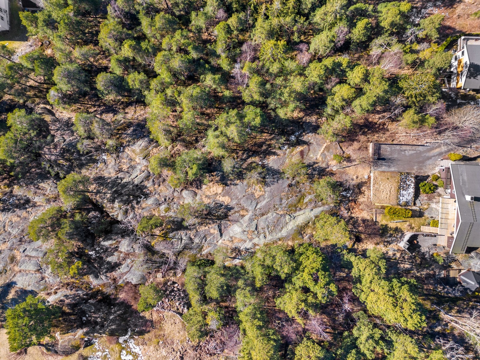 Tomtene ligger inners i en blindvei Galleribilde