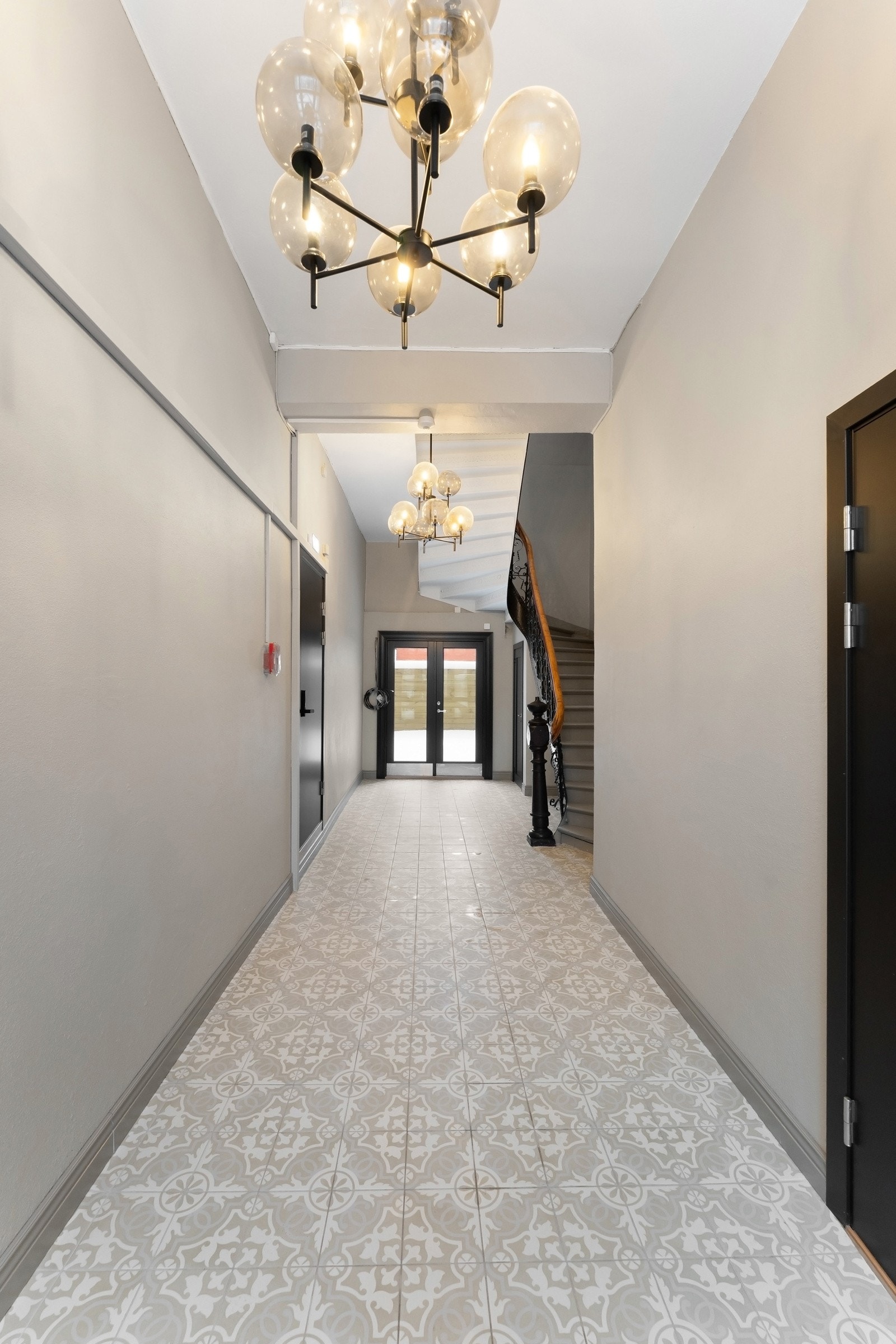 Bygården er pusset opp med fokus på høy kvalitet og et eksklusivt uttrykk Galleribilde