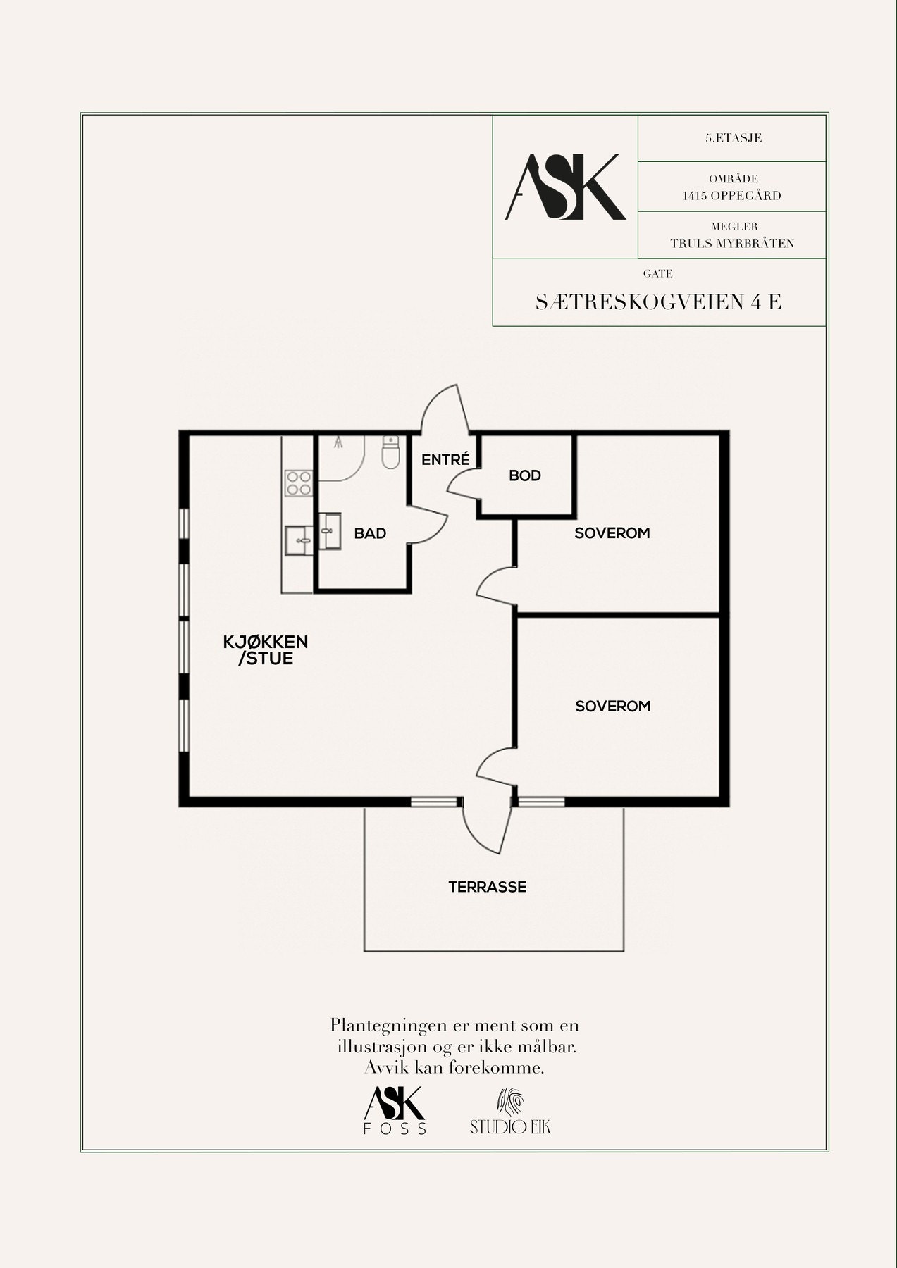 Plantegning Galleribilde