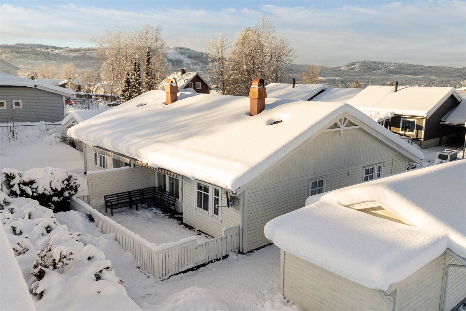 Oversiktsbilde - Uteområde. Galleribilde