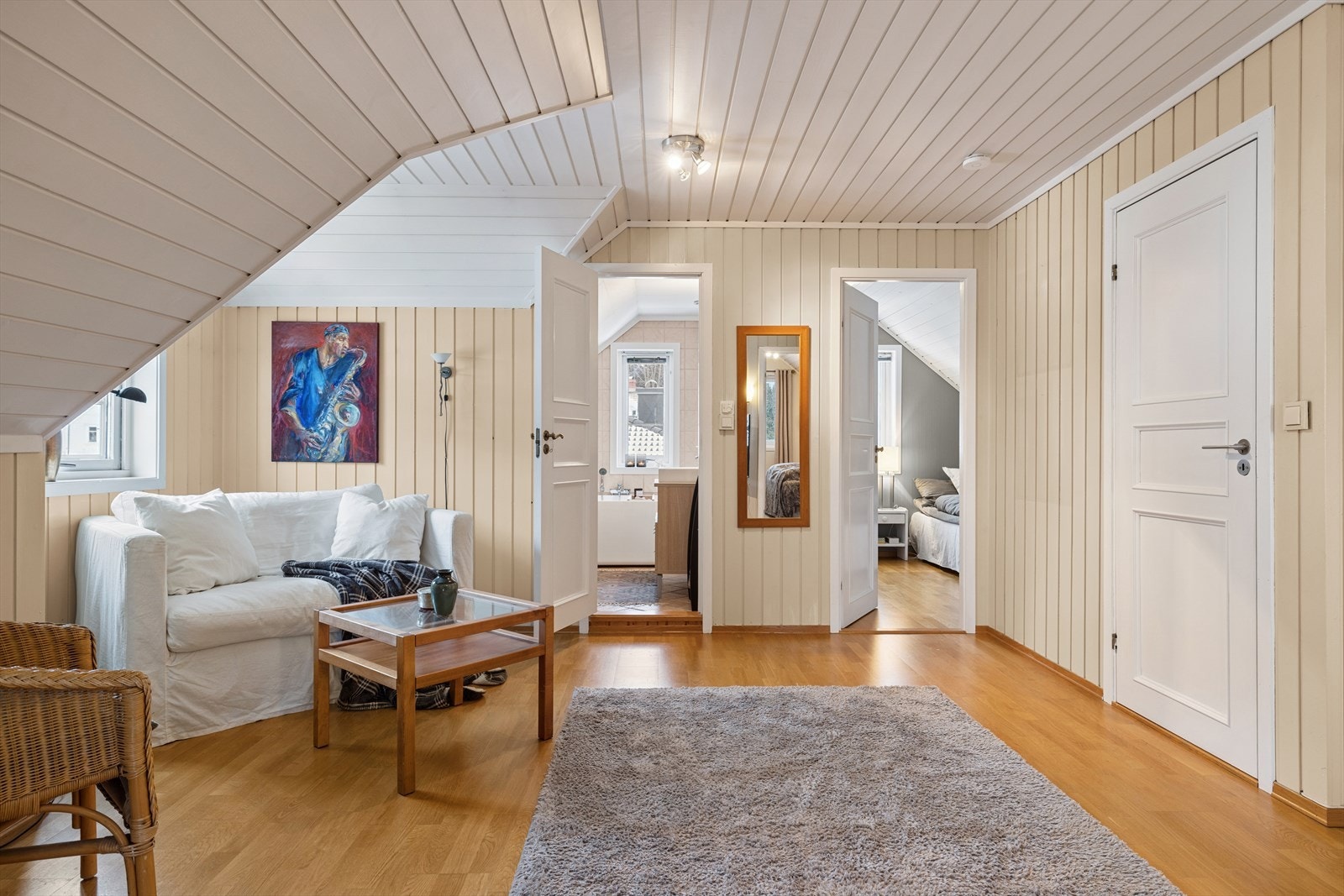 Loftstue Galleribilde