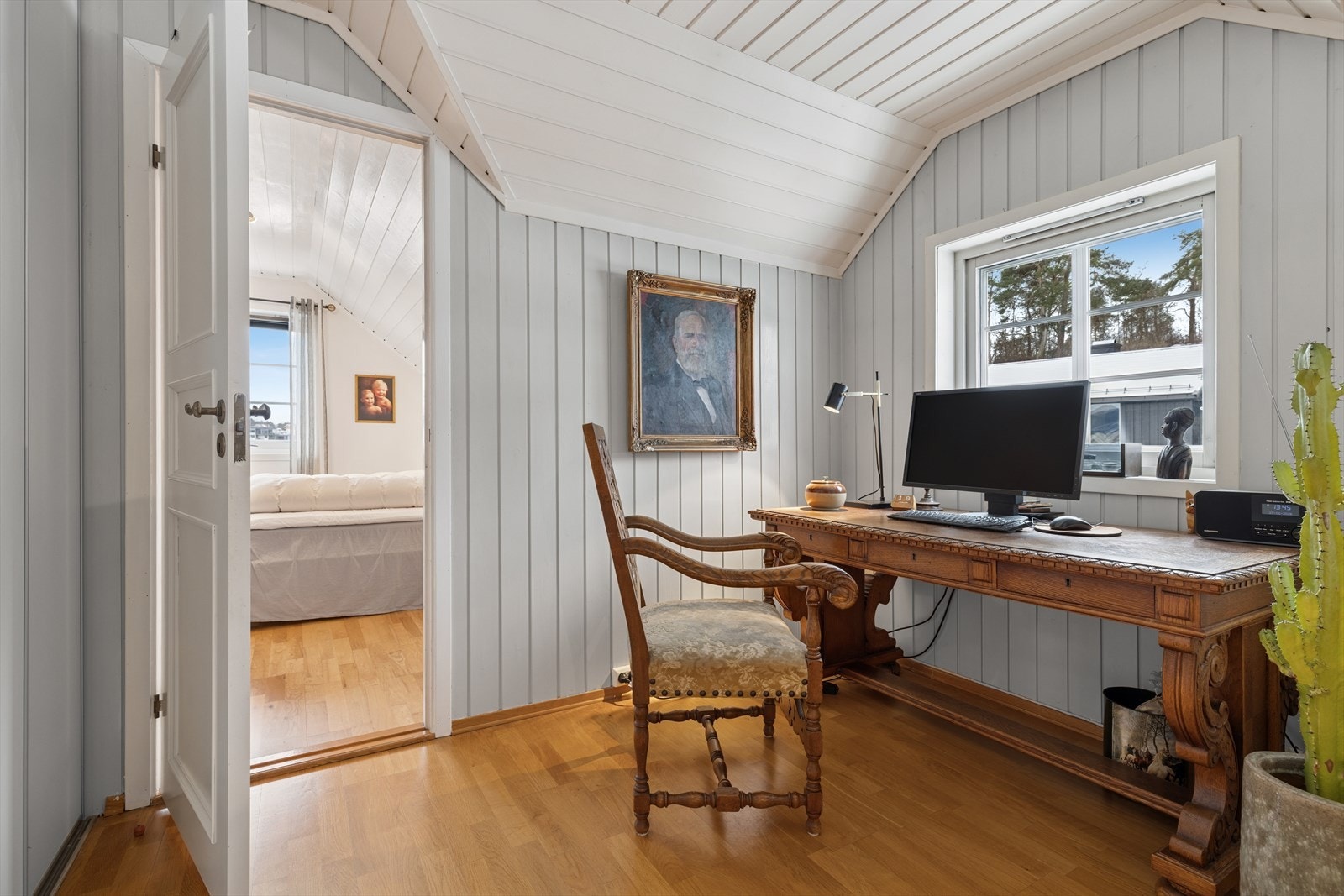 Kontorkrok i loftstue Galleribilde