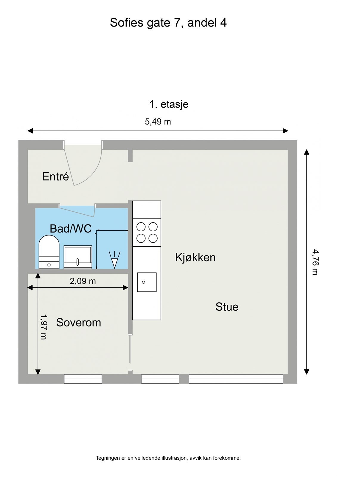 Plantegning. Galleribilde